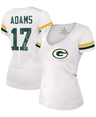 Women's Green Bay Packers Nike Gold Slant Logo Tri-Blend V-Neck T