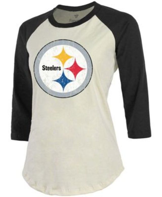 Women's New Era Cream Pittsburgh Steelers 2023 NFL Draft T-Shirt Size: Large