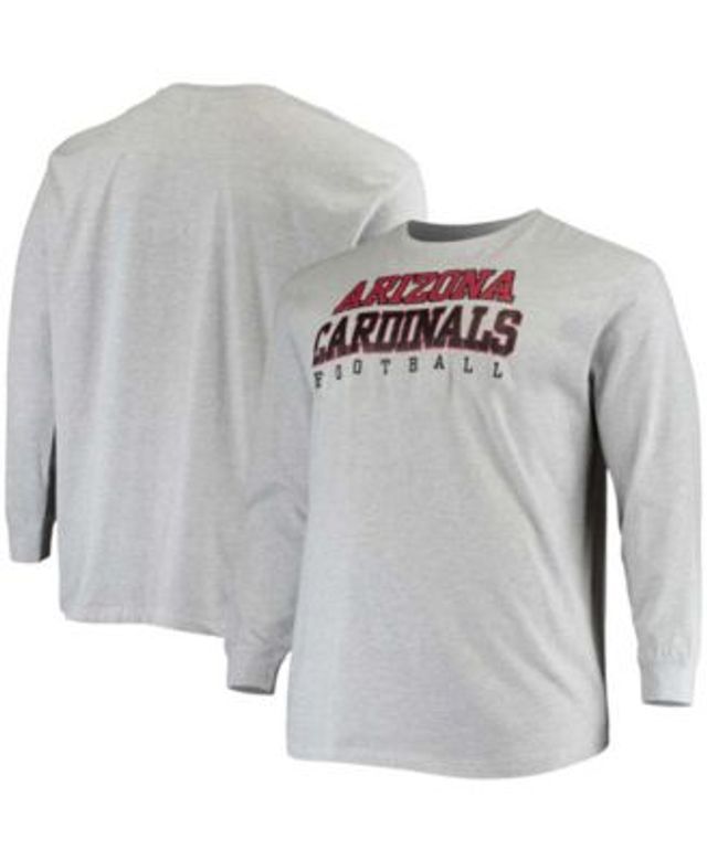 Men's Fanatics Branded Heathered Gray San Francisco 49ers Big & Tall  Practice Long Sleeve T-Shirt