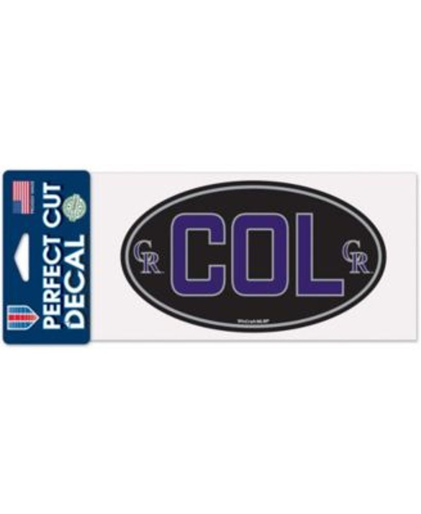 WinCraft Colorado Rockies 4 x 4 Color Perfect Cut Decal Purple