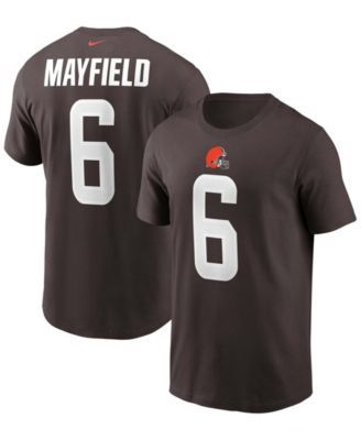 Men's Nike Baker Mayfield Orange Cleveland Browns Limited Jersey