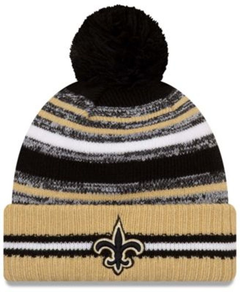 Men's New Era Black/Gold New Orleans Saints Surge 39THIRTY