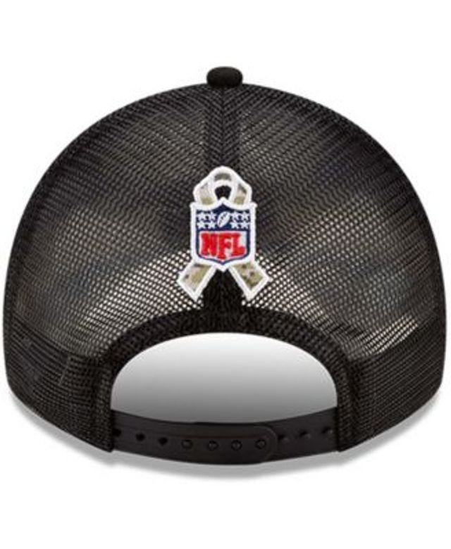 Men's Buffalo Bills New Era Black 2021 Salute To Service Cuffed Knit Hat