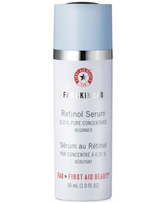 FAB Skin Lab Retinol Serum 0.25% Pure Concentrate - Sensitive/Beginner, 1-oz.