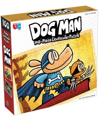 Dog Man Adventures Lenticular Jigsaw Puzzle - 100 Piece