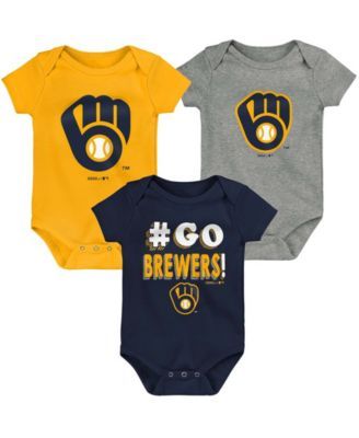 Outerstuff Newborn & Infant Black/Heathered Gray Pittsburgh Steelers Born to Win Two-Pack Long Sleeve Bodysuit Set