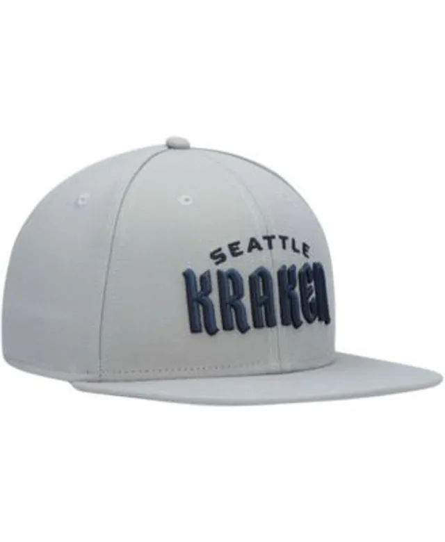 Lids Seattle Kraken adidas Team Snapback Hat - Deep Sea Blue