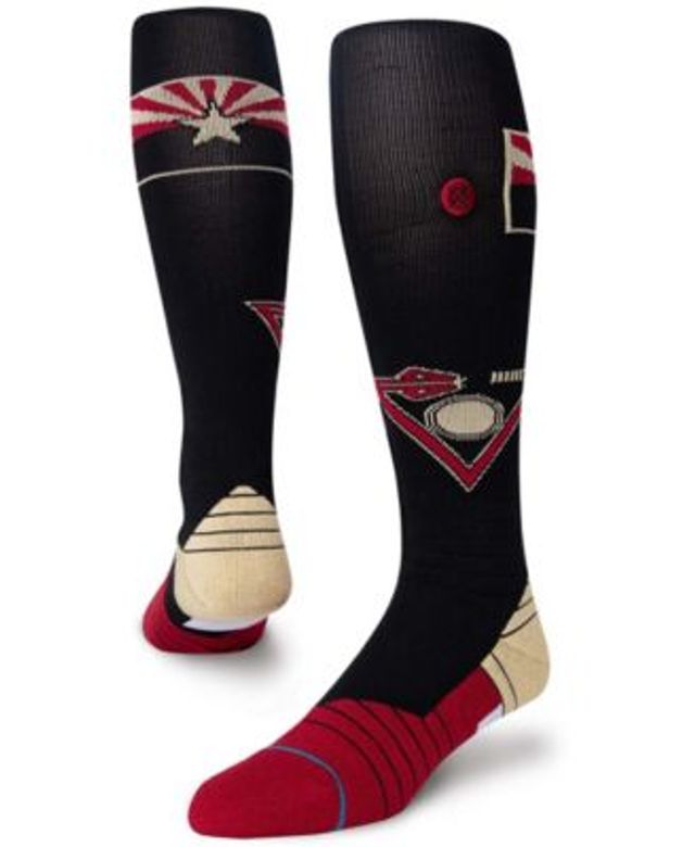 Arizona Diamondbacks For Bare Feet Mascot Snoop V-Curve Crew Socks