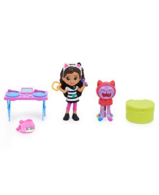 DreamWorks Gabby’s Dollhouse, Kitty Karaoke Set with 2 Toy Figures