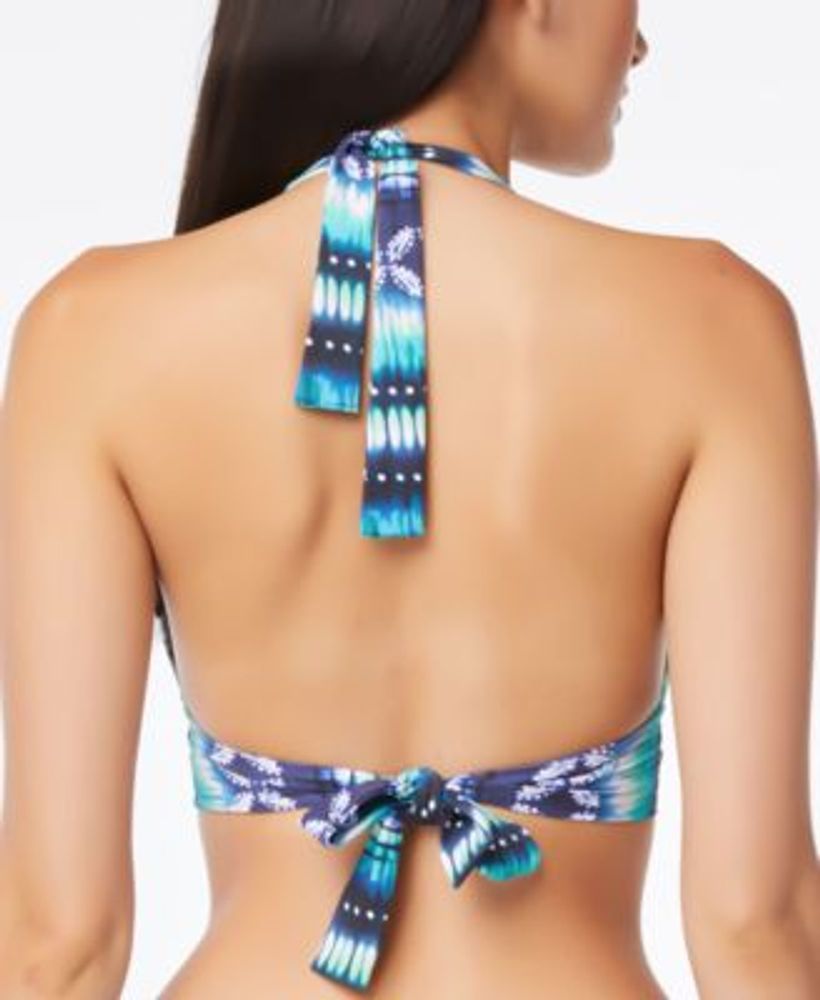 Lace-Up Halter Bikini Top