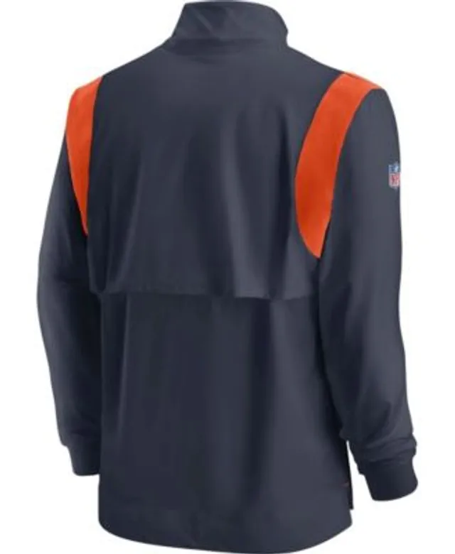 Men's Nike Navy Houston Texans 2021 Sideline Coaches Repel Quarter-Zip Jacket