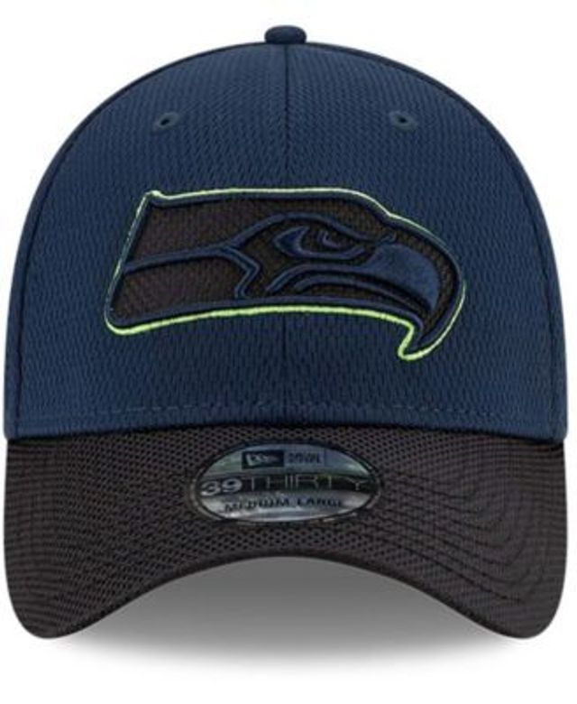 Seattle Seahawks New Era 2021 NFL Sideline Road 39THIRTY Flex Hat - College  Navy/Black