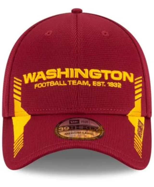 Washington Commanders Men’s New Era Stone 2023 NFL Draft 39THIRTY Flex Hat