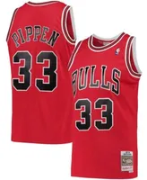 Scottie Pippen Chicago Bulls Mitchell & Ness Big & Tall Hardwood Classics  Swingman Jersey - Black