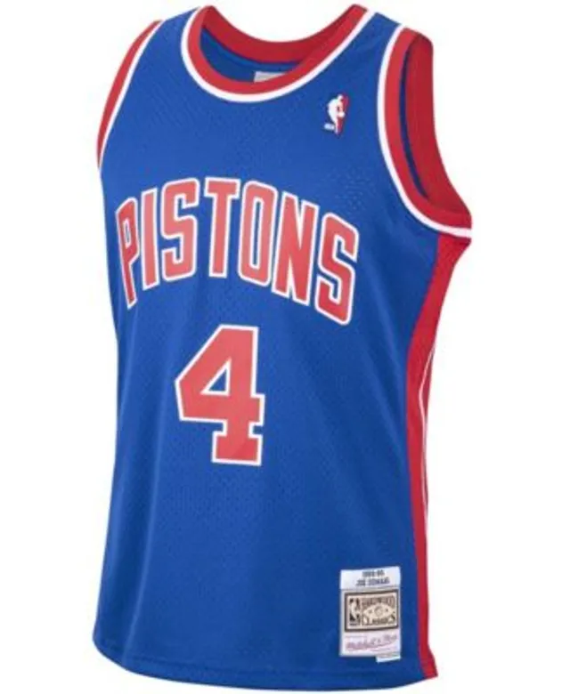 Men's Mitchell & Ness Dennis Rodman Blue/Red Detroit Pistons Hardwood  Classics 1988/89 Split Swingman Jersey