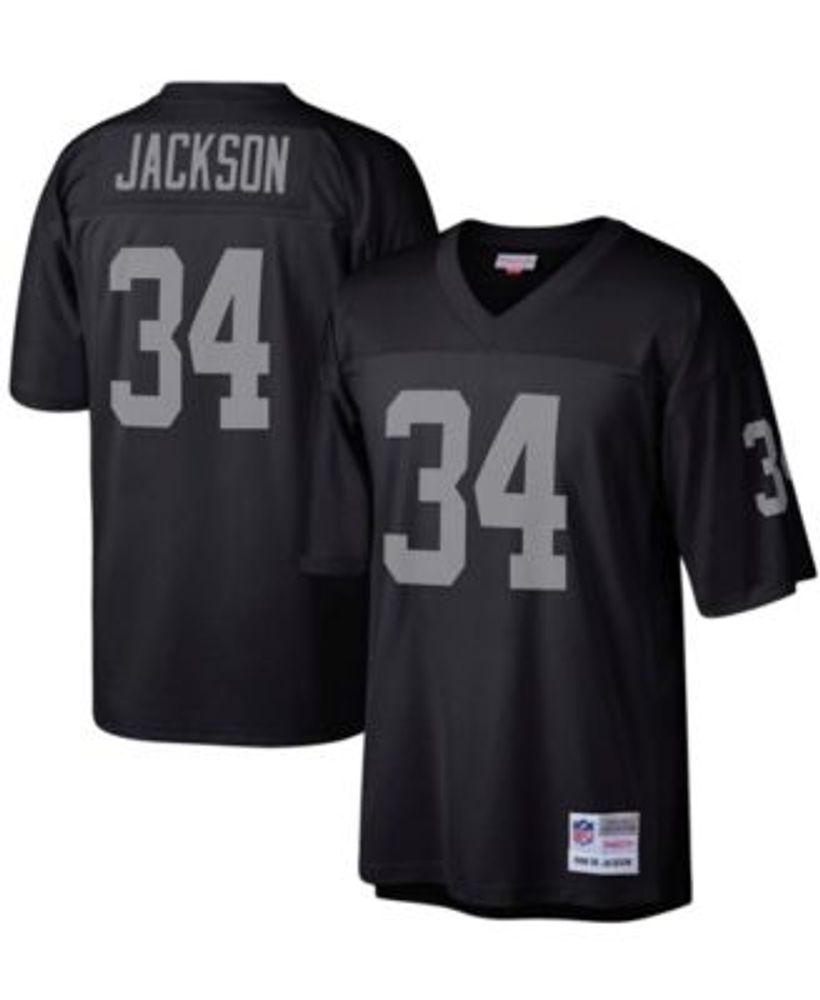 Mitchell & Ness Men's Bo Jackson Black Las Vegas Raiders Legacy Replica  Jersey