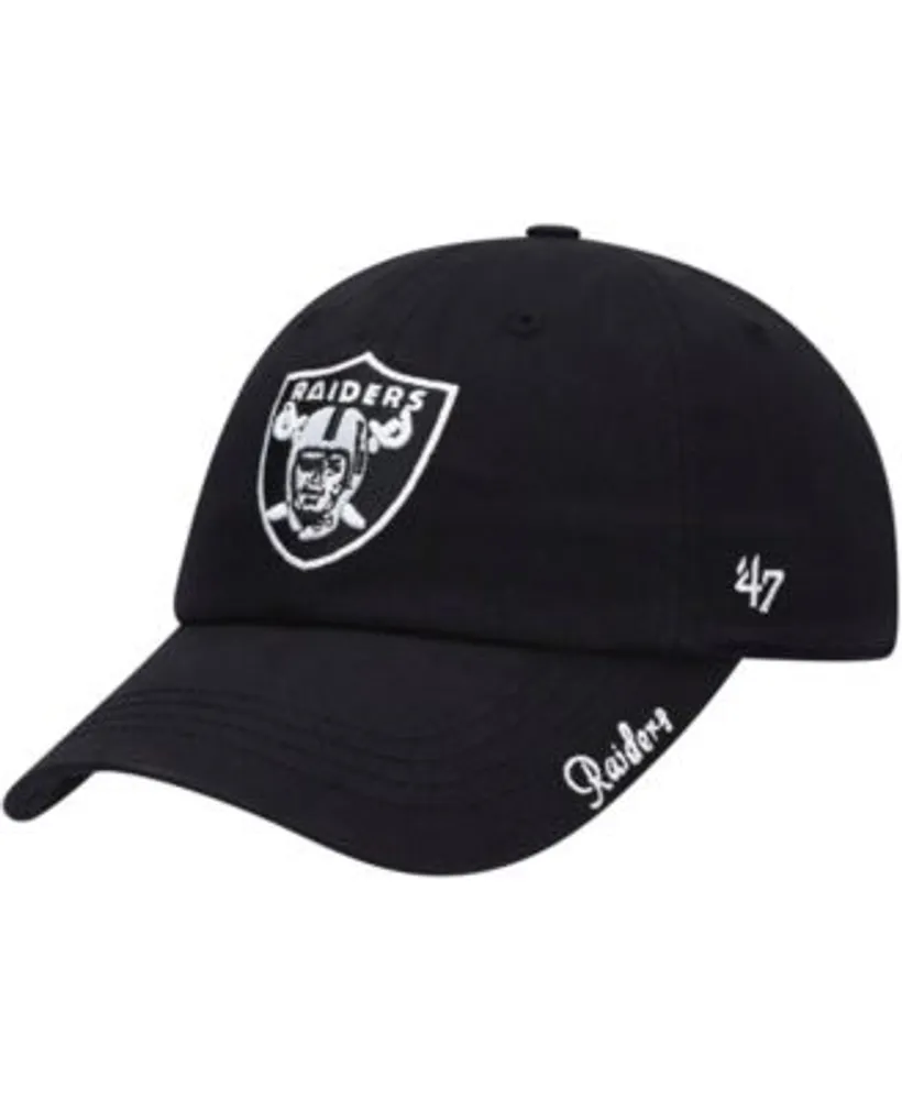 Las Vegas Raiders '47 Women's Miata Clean Up Primary Adjustable Hat - Black
