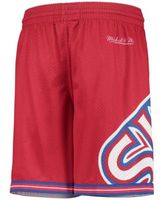 Youth White LA Clippers Hardwood Classics Throwback Big Face Mesh