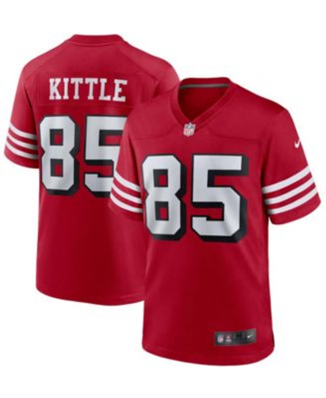 Men's Nike George Kittle Scarlet San Francisco 49ers Player Game Jersey Size: 3XL