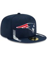 Men's New Era Navy New England Patriots 2021 NFL Sideline Home 9FIFTY  Snapback Adjustable Hat