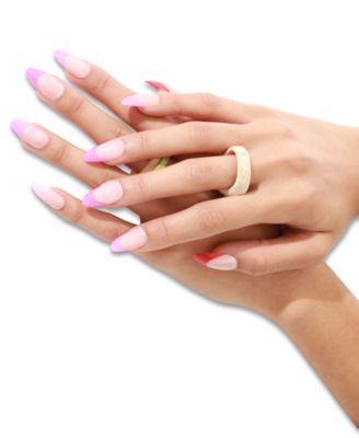 Pink Tips Press On Nails