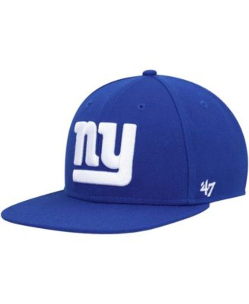 Youth Mitchell & Ness Royal New York Giants Throwback Precurve