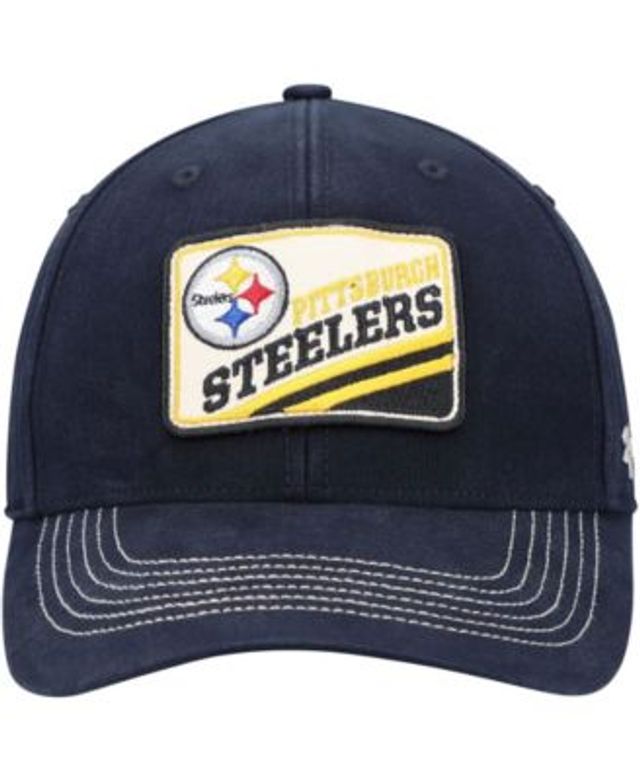 Men's '47 Cream Pittsburgh Steelers Crossroad MVP Adjustable Hat