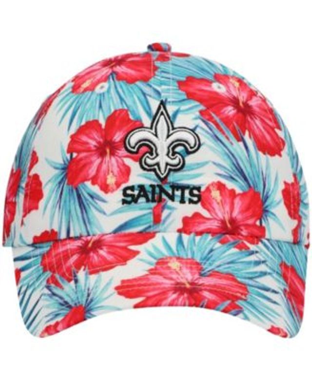 Lids New Orleans Saints New Era Women's Floral 9TWENTY Adjustable Hat -  Black