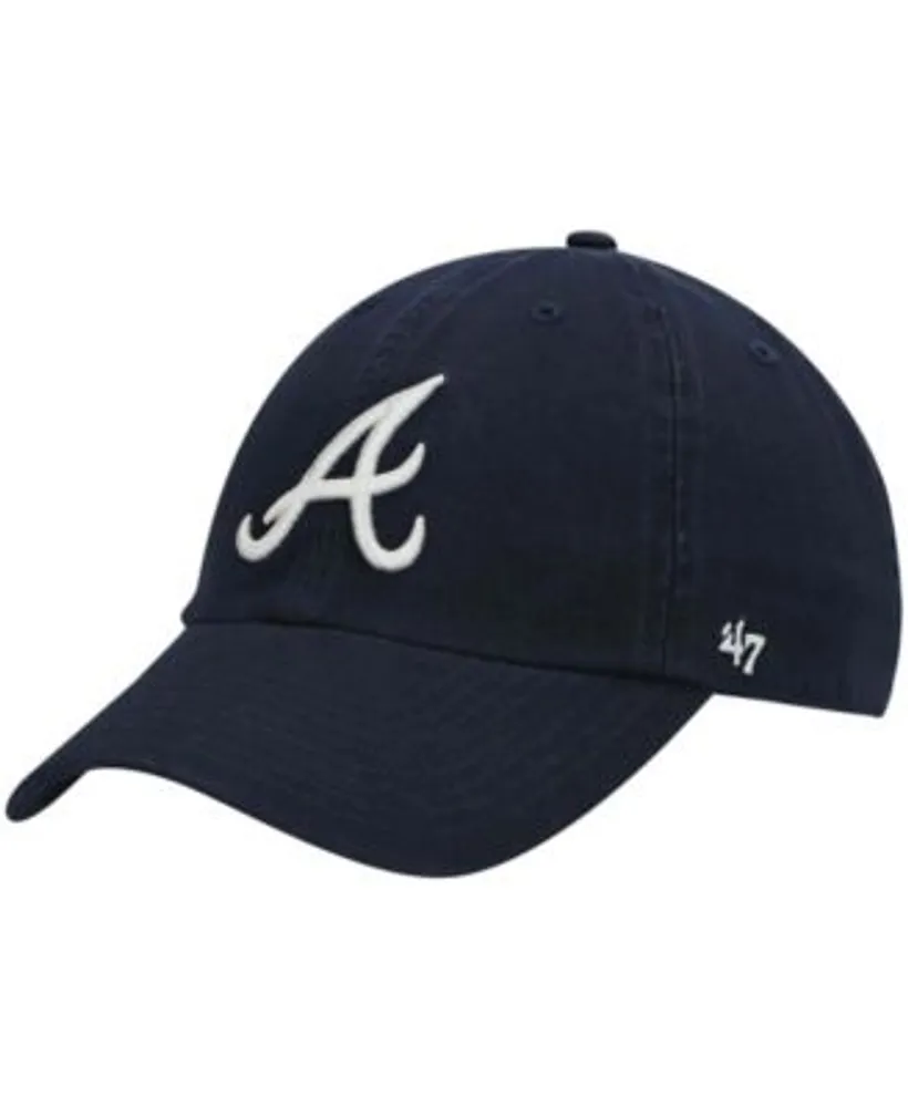 Atlanta Braves '47 MLB Pride Clean Up Cap - Navy