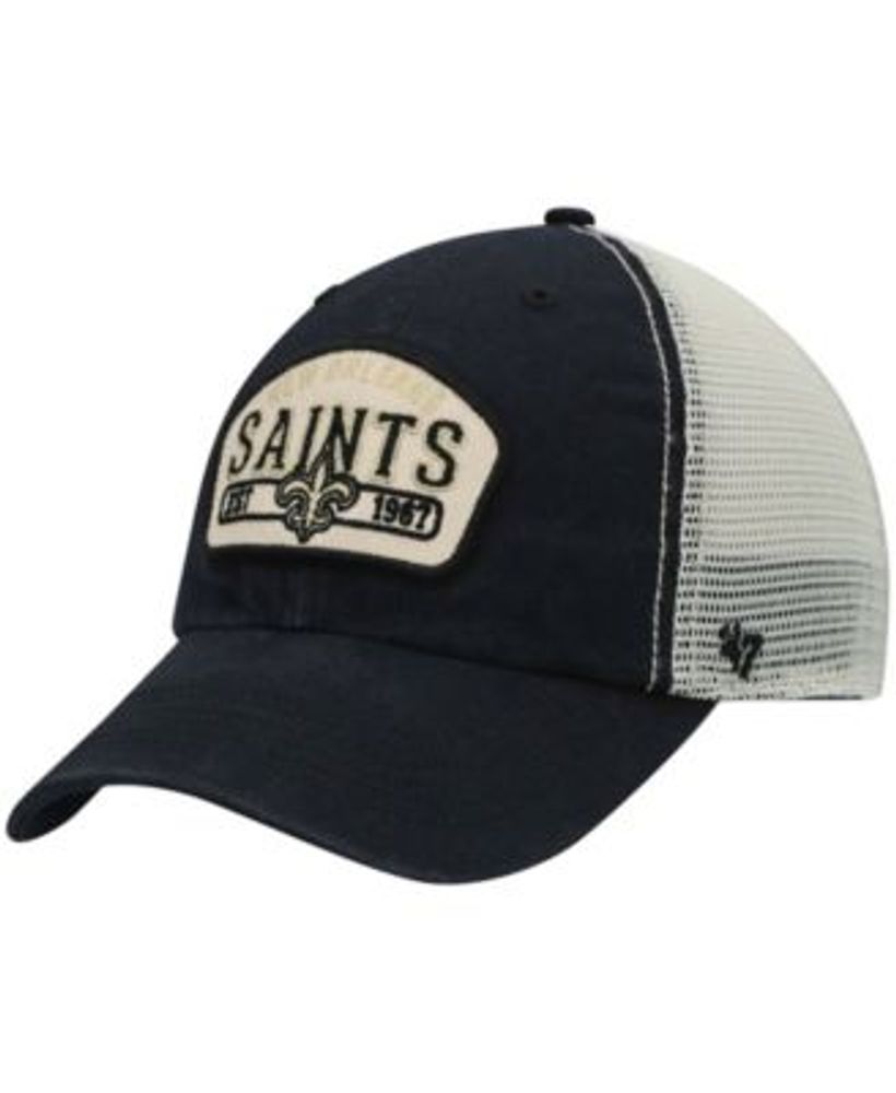 47 ' Black New Orleans Saints Primary Bucket Hat