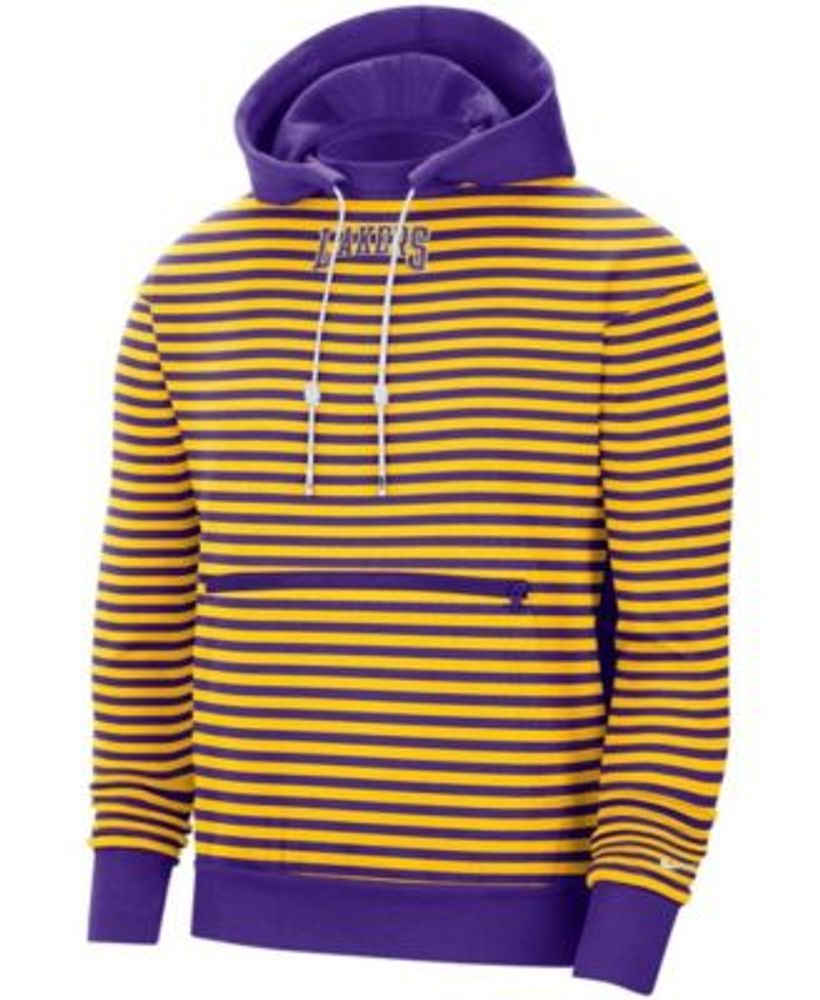 Mitchell & Ness Los Angeles Lakers Head Coach Hoodie Purple - Size M