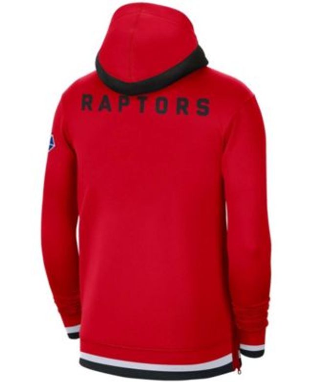 Lids Toronto Raptors Starter Body Check Raglan Hoodie Half-Zip Jacket - Red