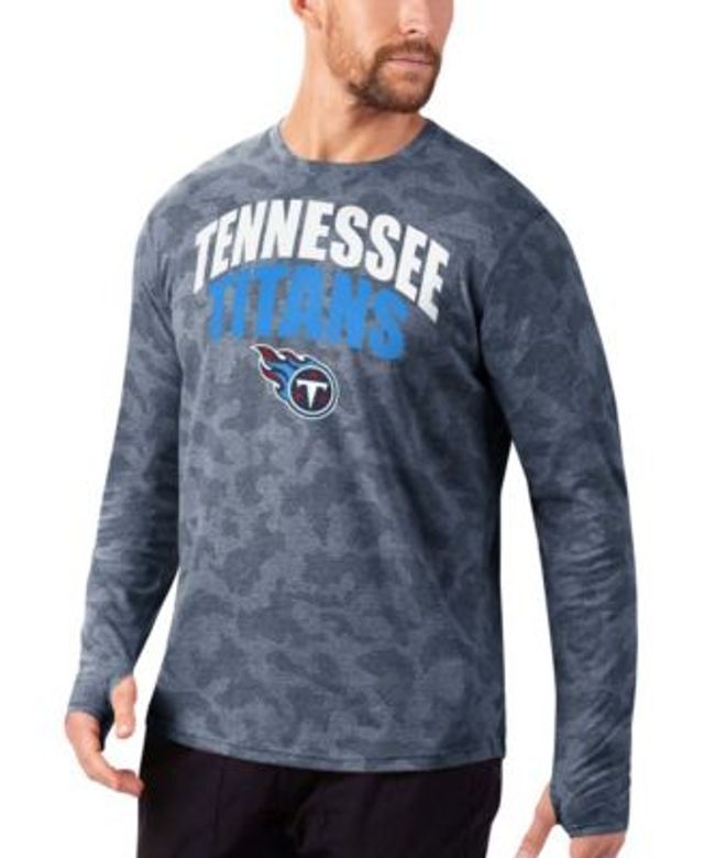 Men's New Era Navy Tennessee Titans State Long Sleeve T-Shirt