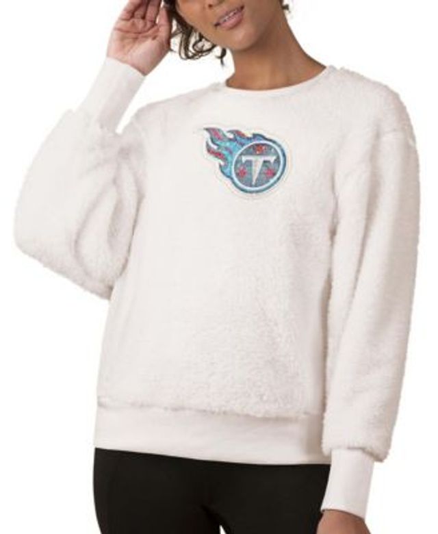 Atlanta Falcons Touch Women's Milestone Tracker Pullover Sweatshirt - White