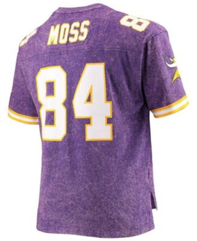 Lids Randy Moss Minnesota Vikings Mitchell & Ness 1998 Split Legacy Replica  Jersey - Purple/Gold