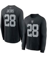 Women's Las Vegas Raiders Josh Jacobs Nike White Name & Number T-Shirt