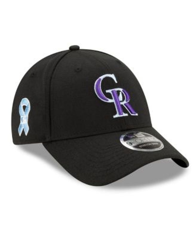 Colorado Rockies New Era Mens Baseball Cap Hat Black Purple On-Field MLB 7