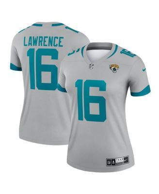 Women's Nike Christian McCaffrey Silver Carolina Panthers Inverted Legend  Jersey