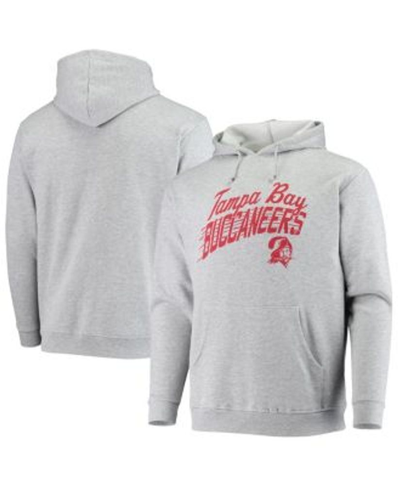 Youth Tampa Bay Buccaneers Red Color Block Raglan Pullover Hoodie