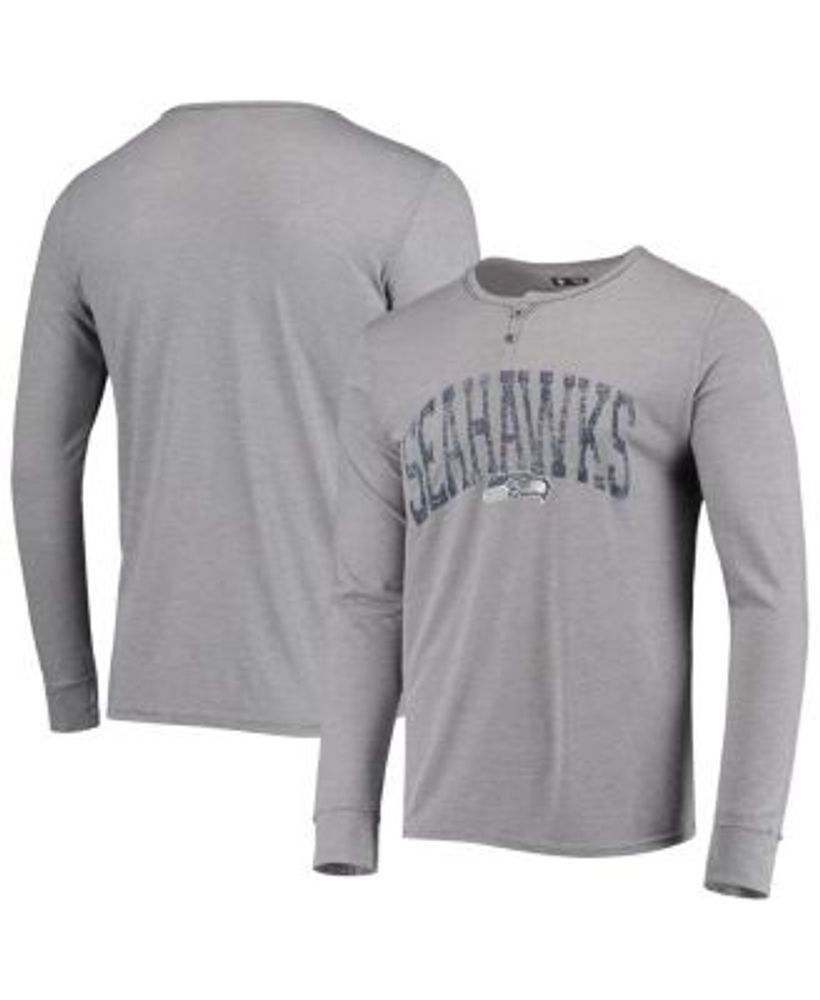 Men's Concepts Sport College Navy/Neon Green Seattle Seahawks Meter Long  Sleeve T-Shirt & Pants