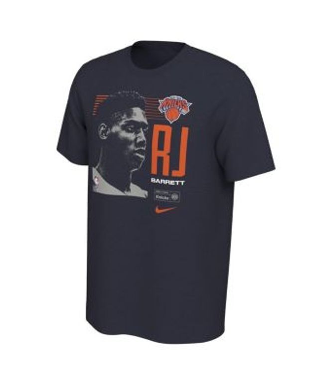 RJ Barrett New York Knicks Nike 2019 NBA Draft First Round Rookie T-Shirt -  Navy