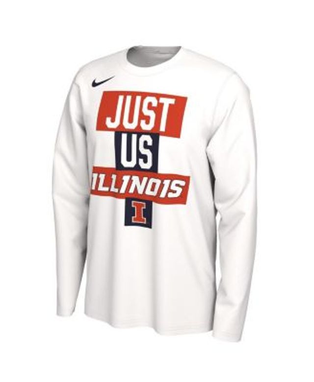 Men's Nike Navy Illinois Fighting Illini Logo Legend Dri-FIT Performance  T-Shirt