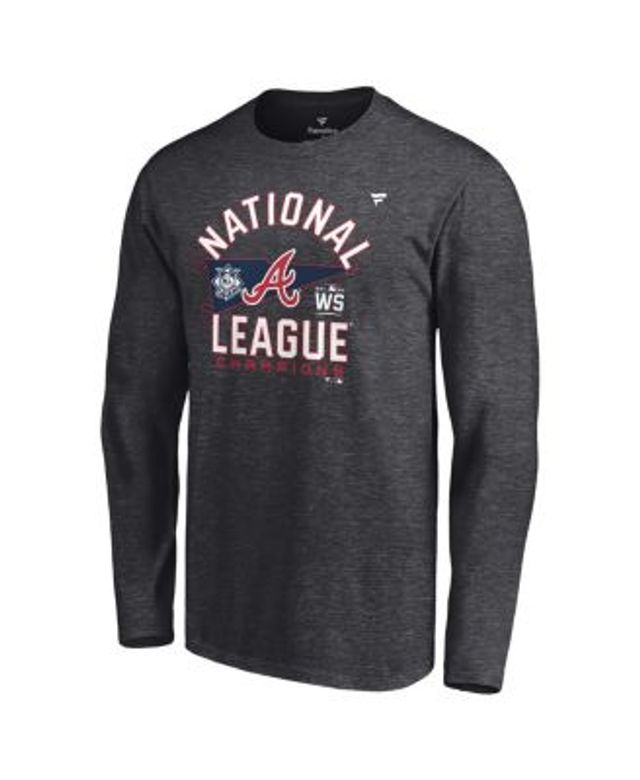 Toddler Fanatics Branded Heathered Gray Atlanta Braves 2021 World Series Champions Locker Room T-Shirt