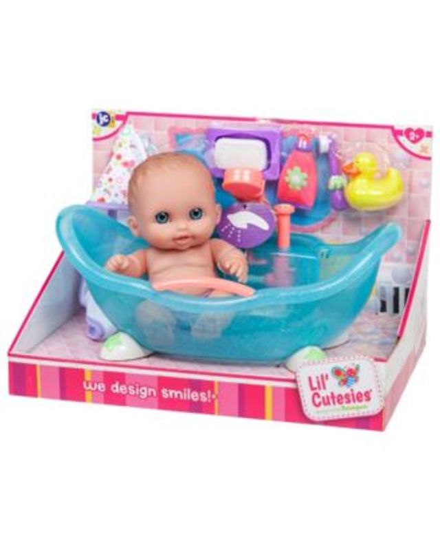 JC TOYS Little Cutesies Bathtub with Real Working Shower | Foxvalley Mall