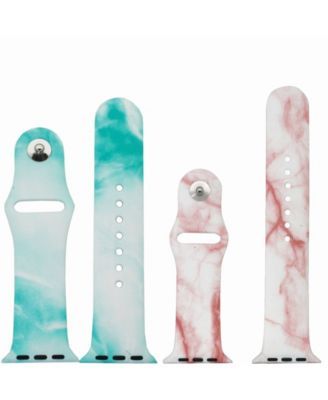Women's Printed Silicone Apple Watch Band 2 Piece
