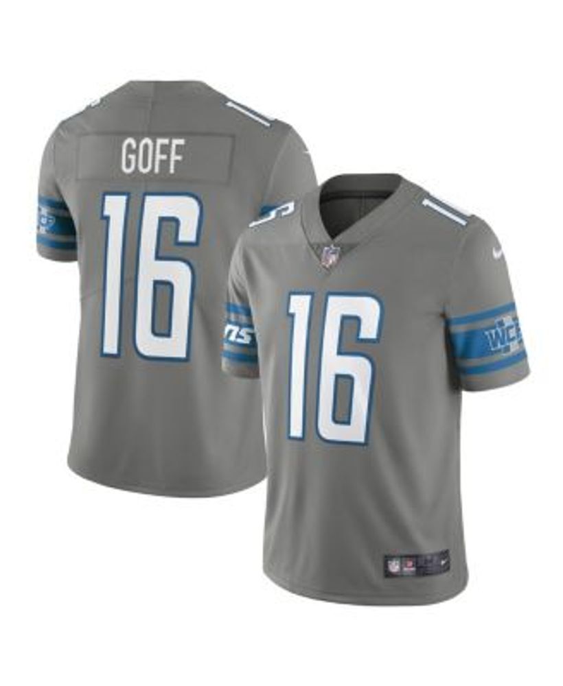 Men's Nike Jared Goff Blue Detroit Lions Vapor Elite Player Jersey