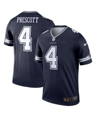 Youth Nike Dak Prescott Silver Dallas Cowboys Inverted Team Game Jersey