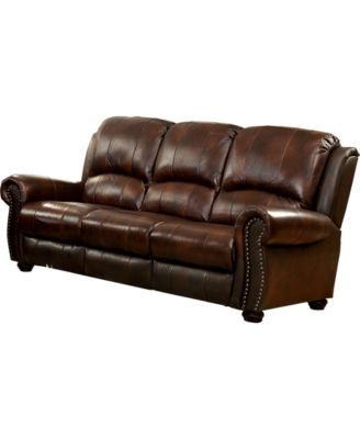 Todrick Leather Sofa