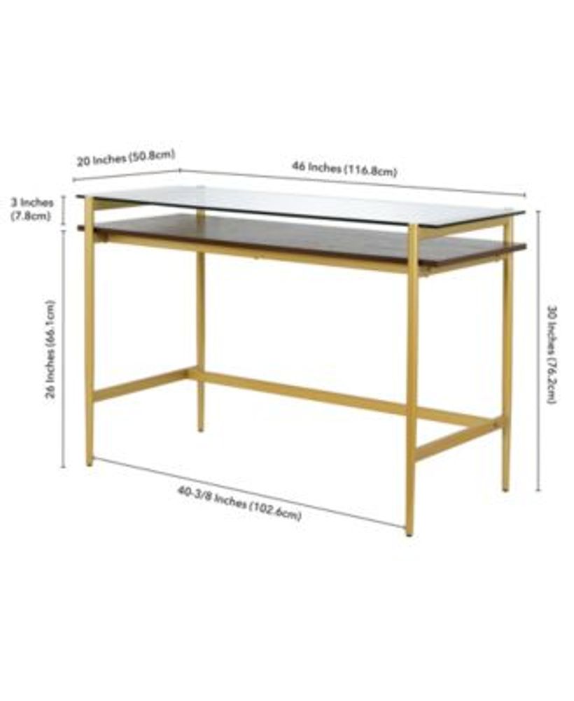 Eaton 46" Desk with Shelf