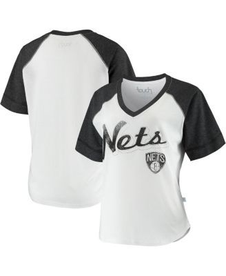 Touch Women's Navy, White New York Yankees Shortstop Ombre Raglan V-Neck  T-shirt - Macy's